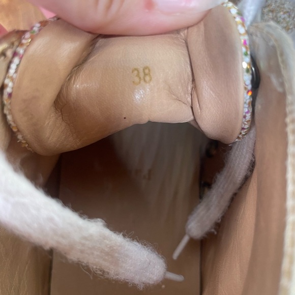 Christian louboutin Bip Bip glitter high top sneakers 38 - Picture 8 of 12